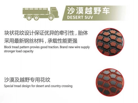 ALL-STEEL DESERT SUV TIRE SPECIAL TYRE CHAOYANG Advance Brand Radial OTR 